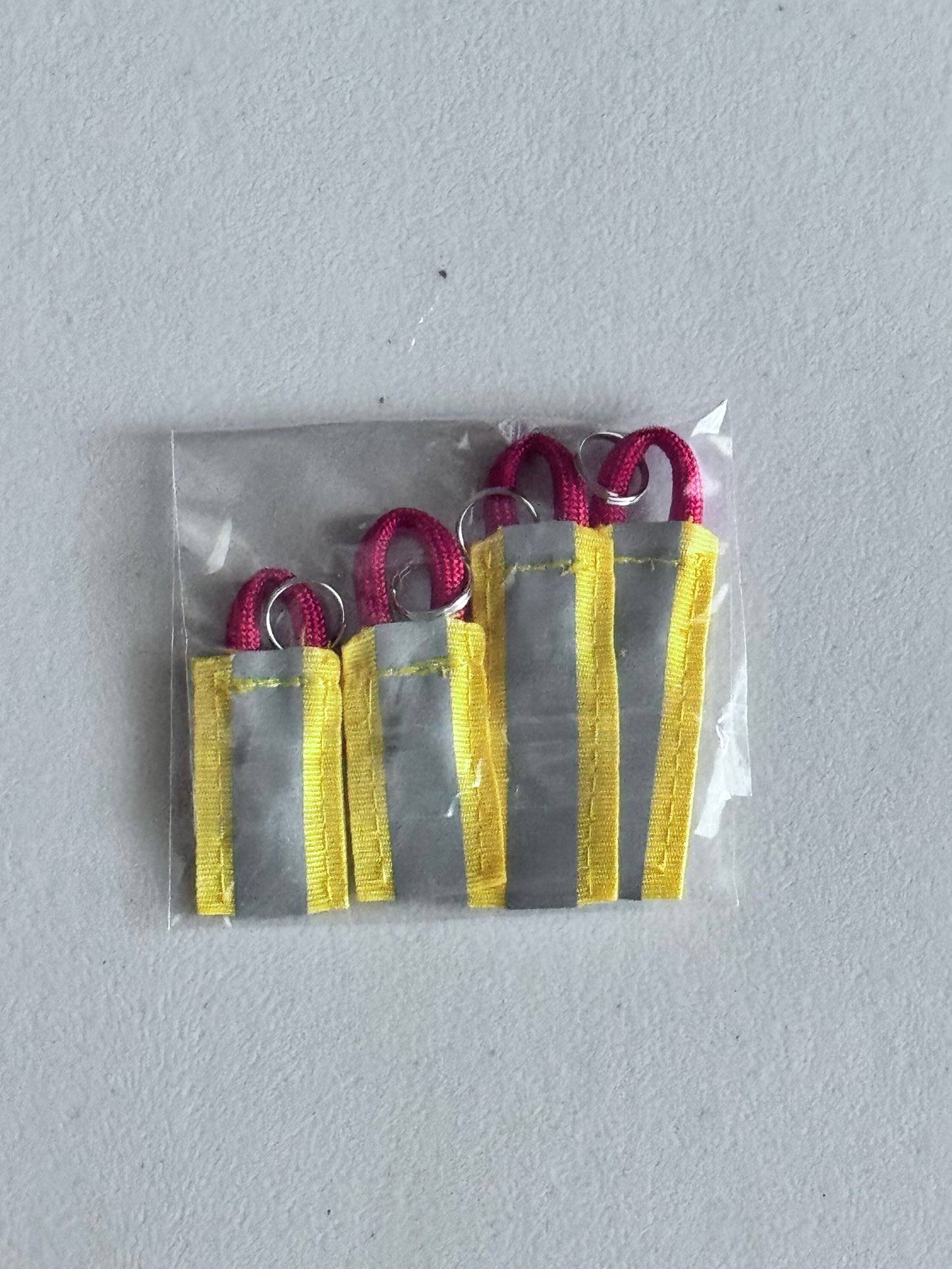 Reflective Zipper Pulls 4 PACK