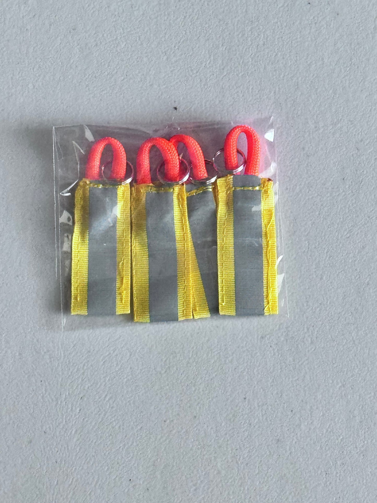 Reflective Zipper Pulls 4 PACK