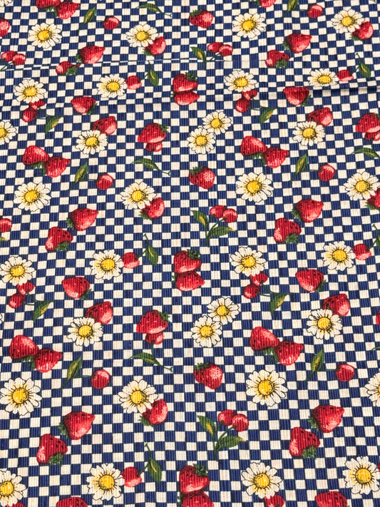 Strawberry and sunflower