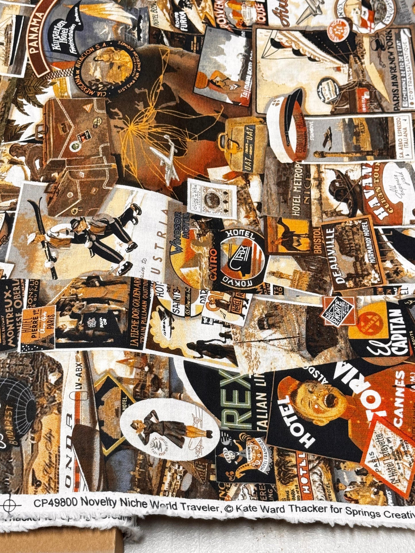 Novelty Niche World Traveler, © Kate Ward Thacker for Springs Creati