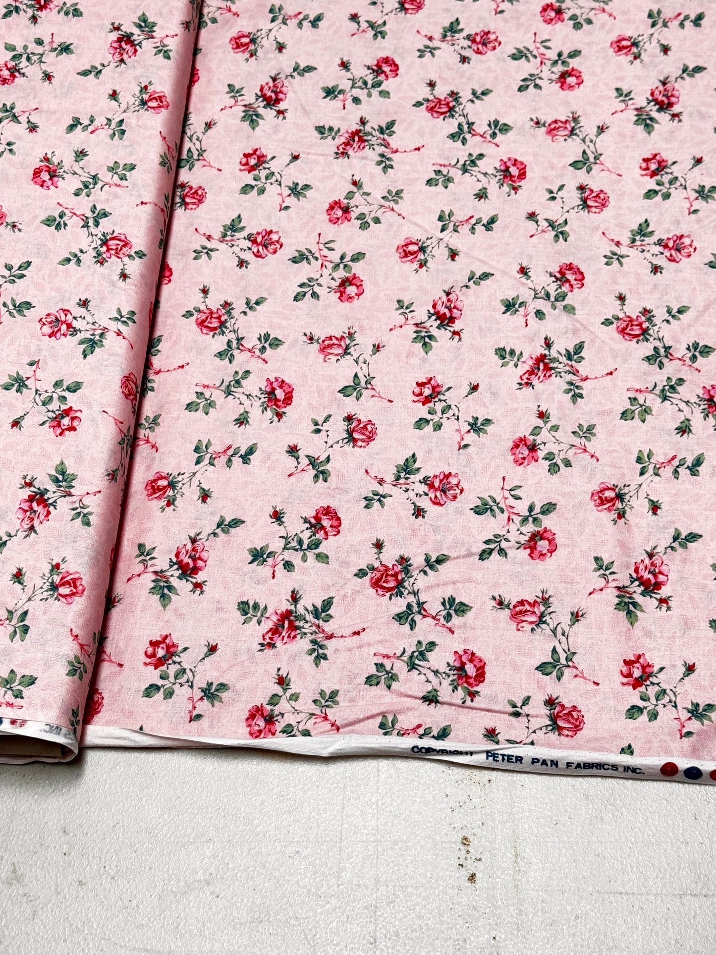 Unmarked PATCHWORK Floral Microprint