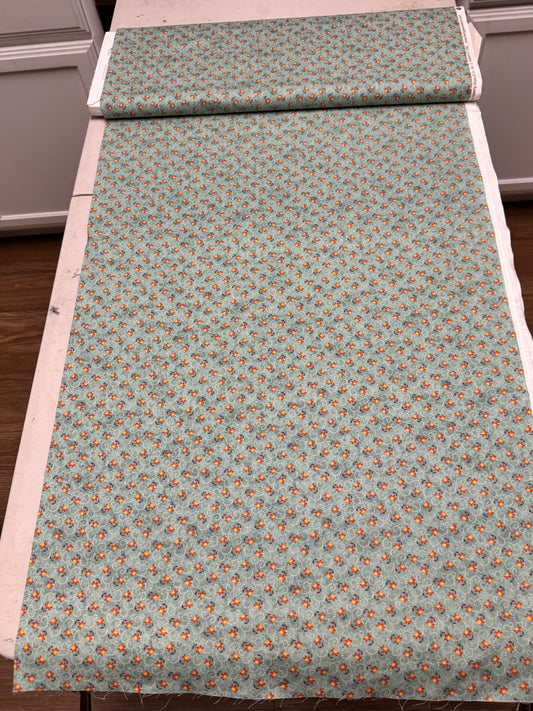 Henry Glass Buggy Barn Quilts Blue Fabric