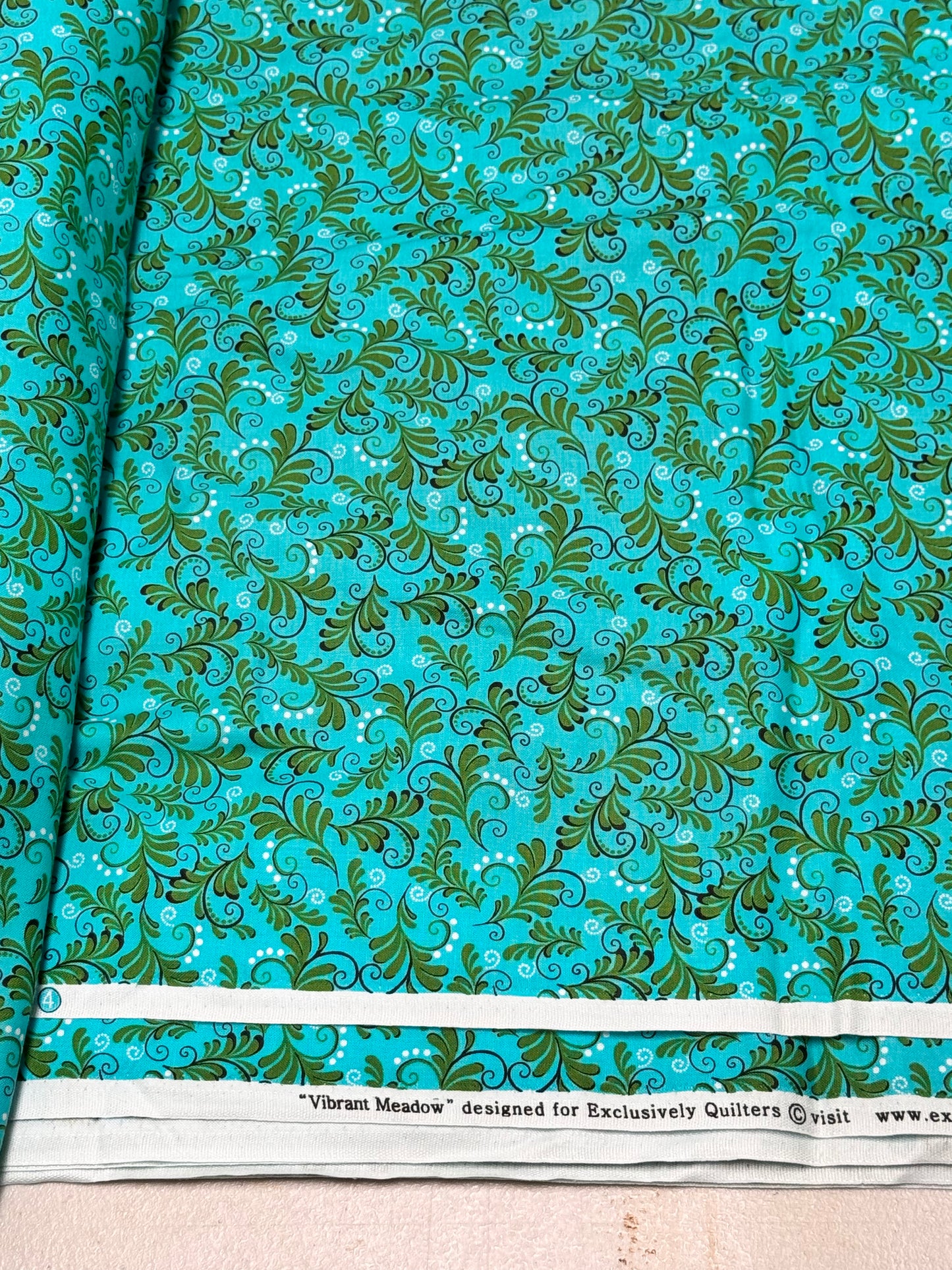 "Vibrant Meadow" designed for Exclusively Quilters