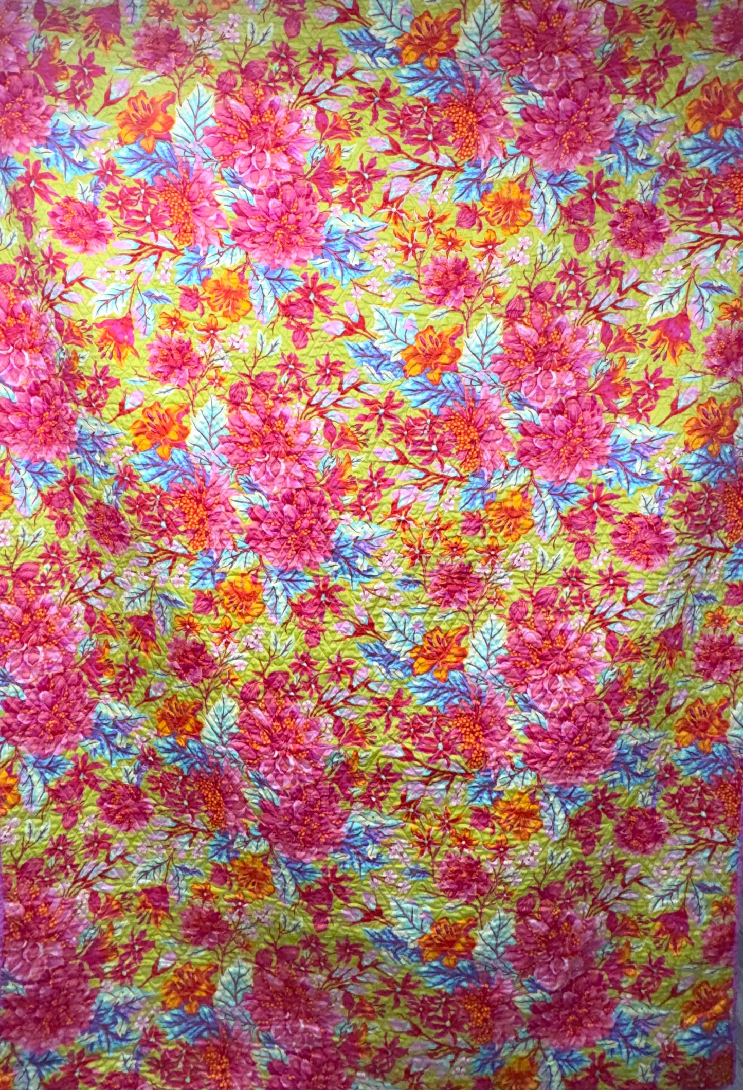 Kaffe Fassett Bordered Diamonds Throw Size Quilt