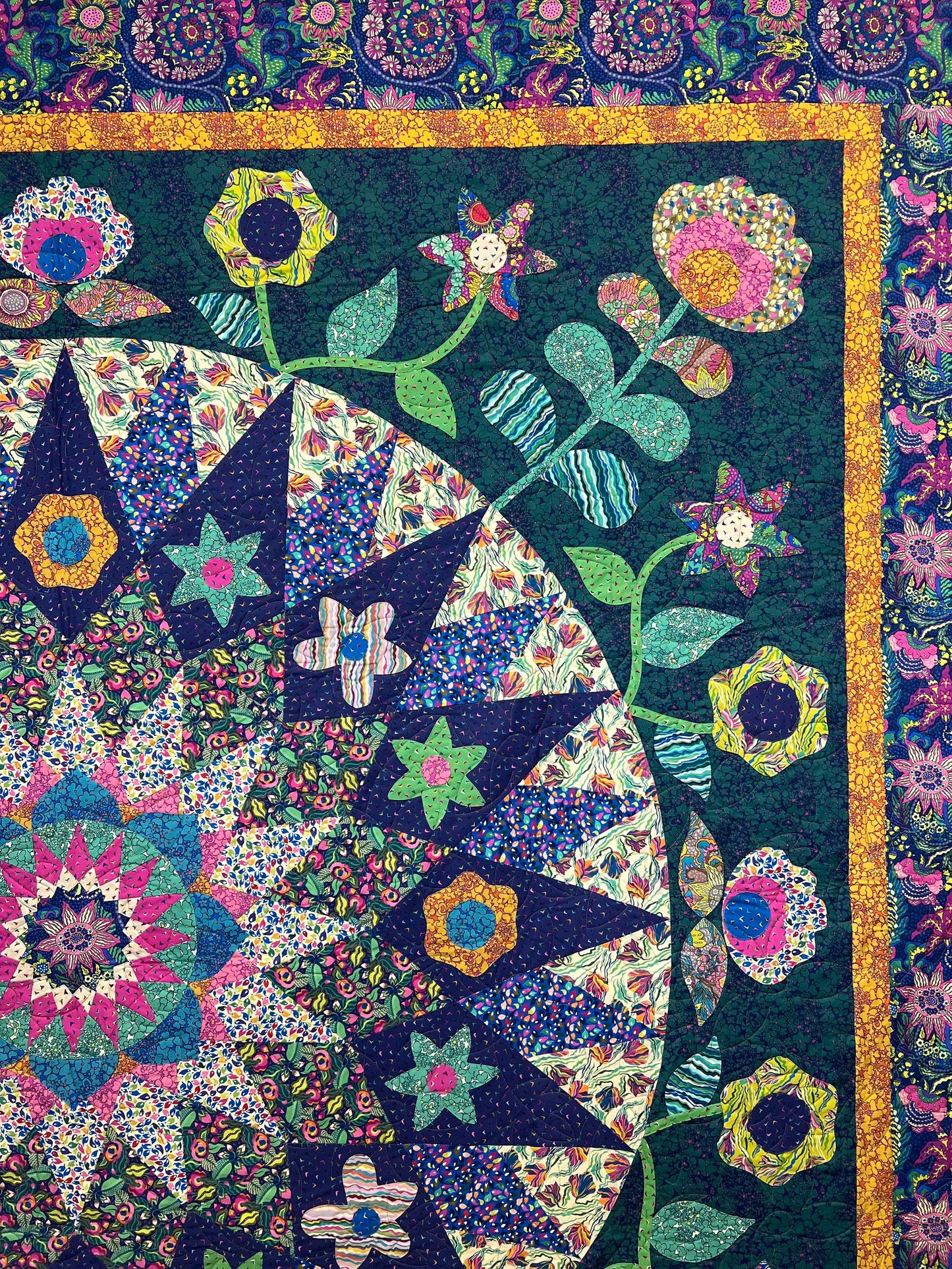 RR241 Radiant Garden Fat Robin Quilt Pattern