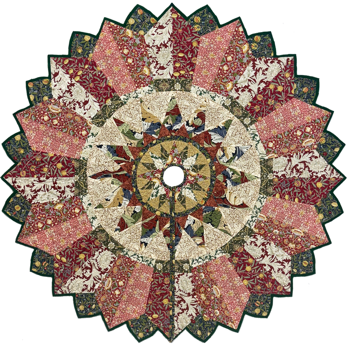 RR255 Winter Wreath Fat Robin Quilt Pattern