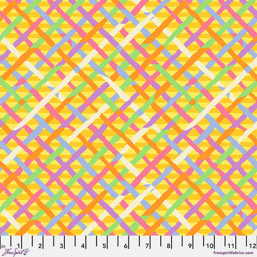 Mad Plaid GOLD Brandon Mably Kaffe Fassett Collective Sold by the Half Yard