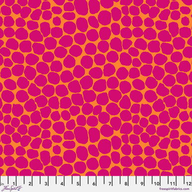 Jumble Magenta Brandon Mably Kaffe Fassett Collective Sold by the Half Yard