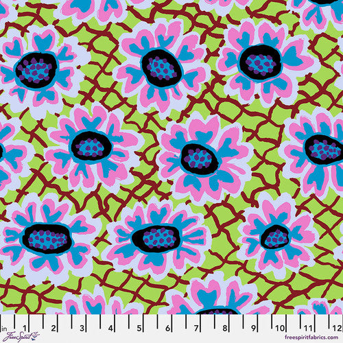 Flower Net LIME Brandon Mably Kaffe Fassett Collective
