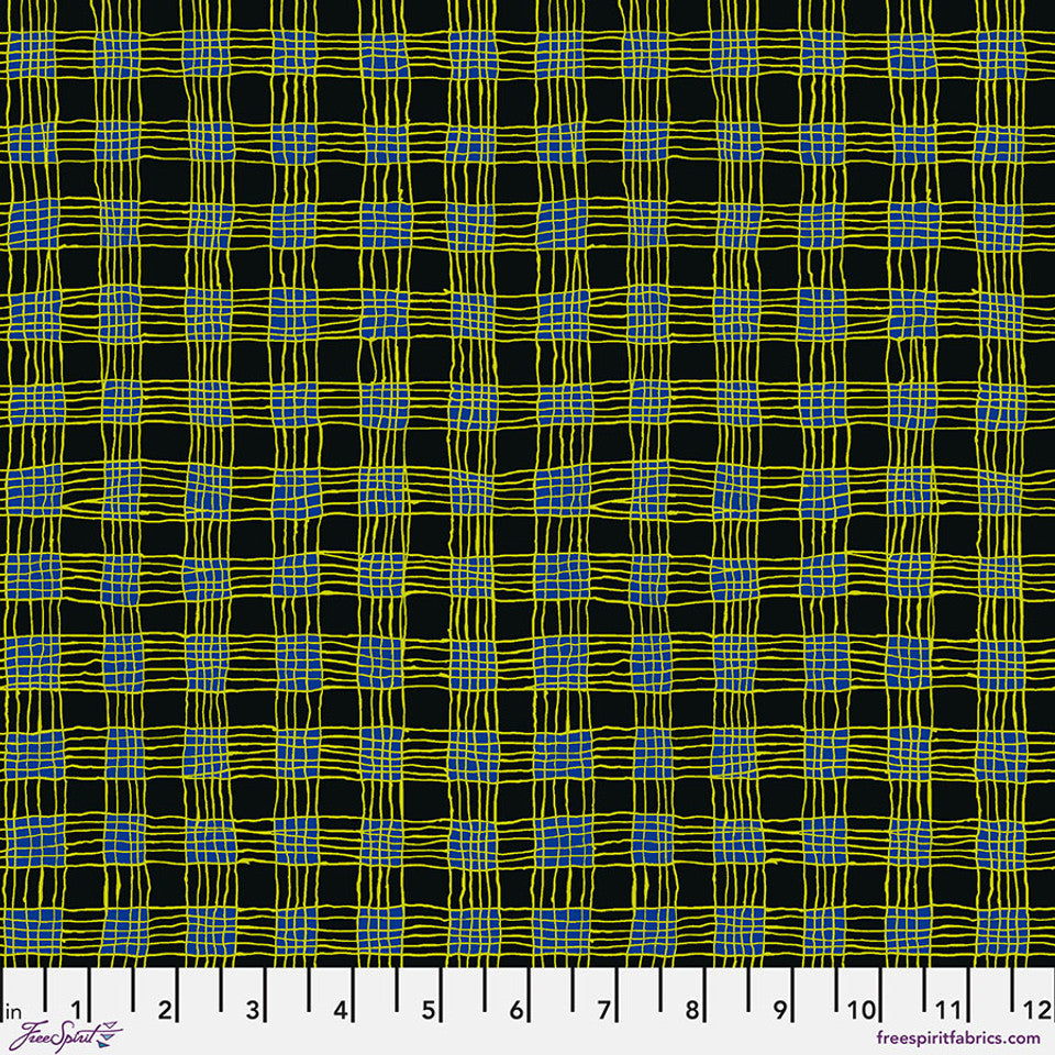 Gingham BLACK Brandon Mably Kaffe Fassett Collective