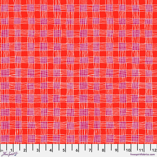 Gingham RED Brandon Mably Kaffe Fassett Collective