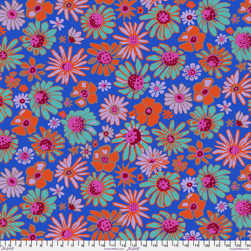 Bloomers Cobalt Brandon Mably Kaffe Fassett Collective Sold by the Half Yard