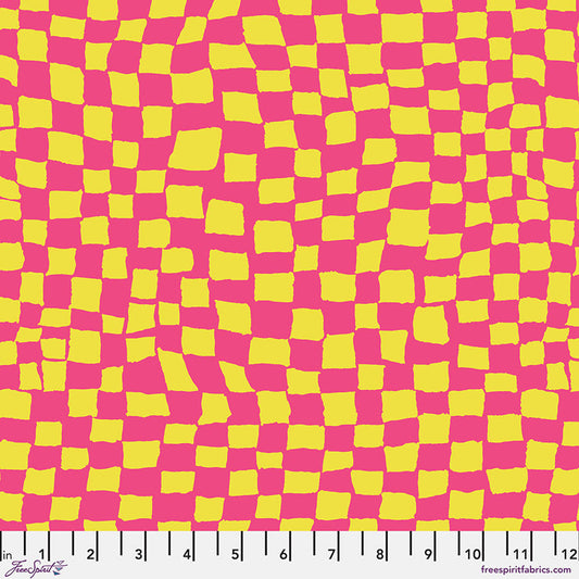 Gameboard PINK August 2024 Brandon Mably Kaffe Fassett Collective Sold by the Half Yard (Copy)