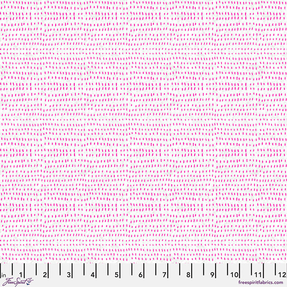 Seeds in Peony Pink by Cori Dantini for Free Spirit Sold by the Half Yard