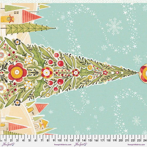 O Christmas Tree Panel by Cori Dantini for Free Spirit Sold by the Panel