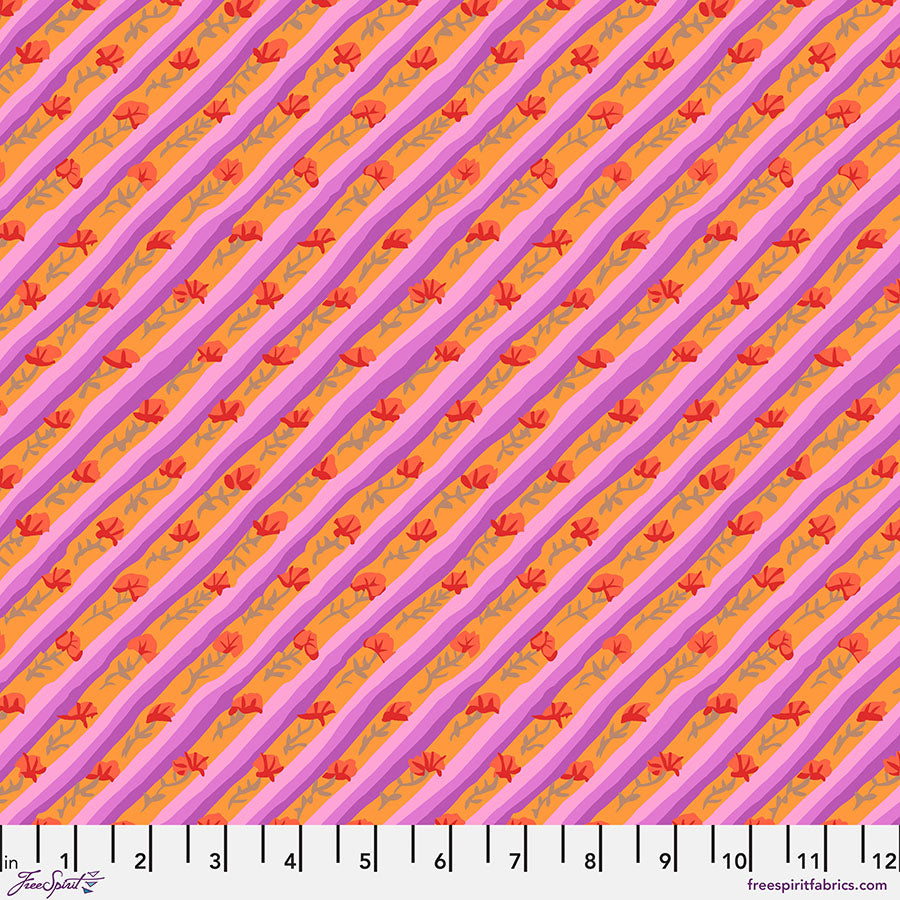 Diagonal Poppy LAVENDER Kaffe: From the Archives | Kaffe Fassett Collective Sold by the Half Yard - PRE-ORDER (Copy)