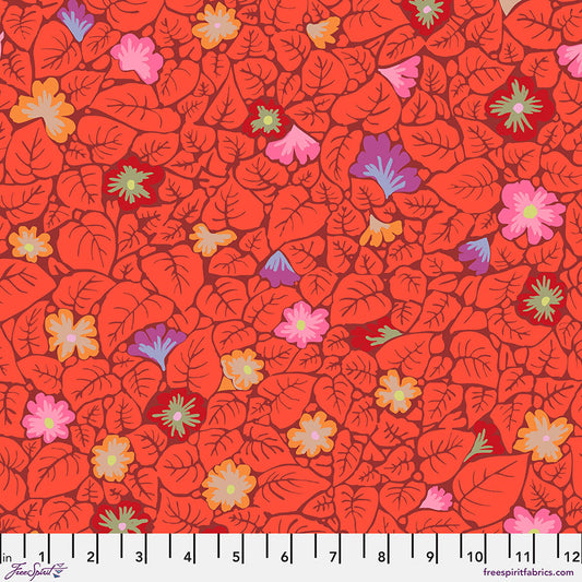 Leaves RED Kaffe: From the Archives | Kaffe Fassett Collective Sold by the Half Yard - PRE-ORDER