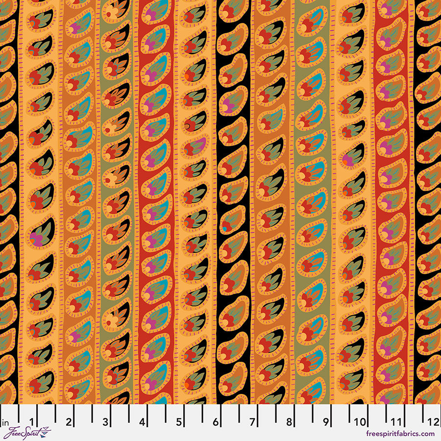 Paisley Stripe ANTIQUE Kaffe: From the Archives | Kaffe Fassett Collective Sold by the Half Yard - PRE-ORDER