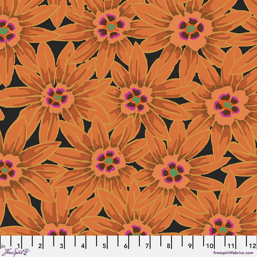 Potentilla BROWN Kaffe: From the Archives | Kaffe Fassett Collective Sold by the Half Yard - PRE-ORDER