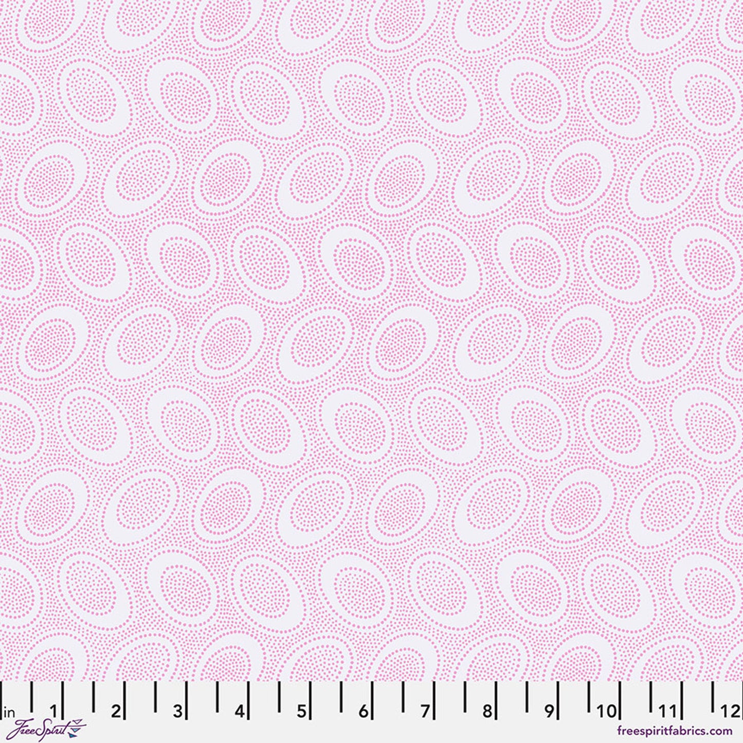 Aboriginal Dot BLUSH Blue Kaffe Fassett Collective Sold by the Half Yard