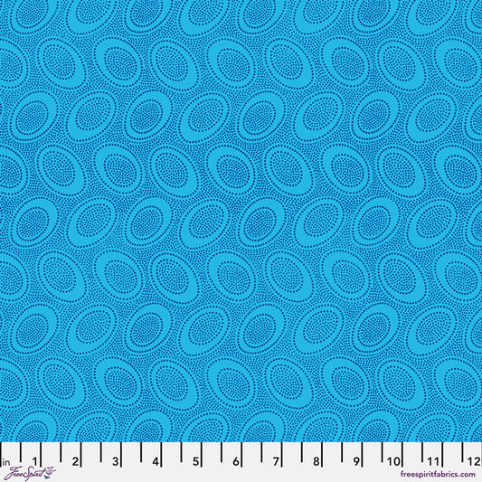 Aboriginal Dot TURQUOISE Kaffe Fassett Collective Sold by the Half Yard