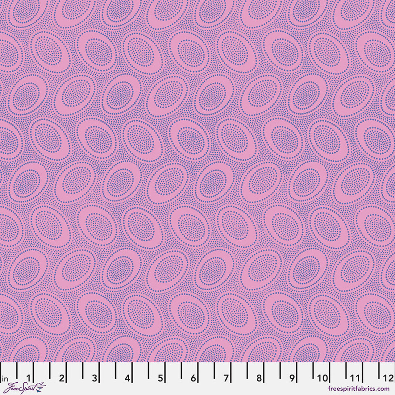Aboriginal Dot WISTERIA Pink Kaffe Fassett Collective Sold by the Half Yard