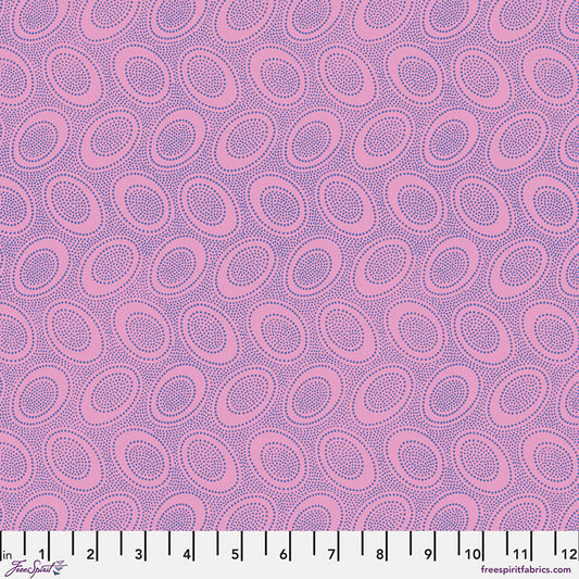 Aboriginal Dot WISTERIA Pink Kaffe Fassett Collective Sold by the Half Yard