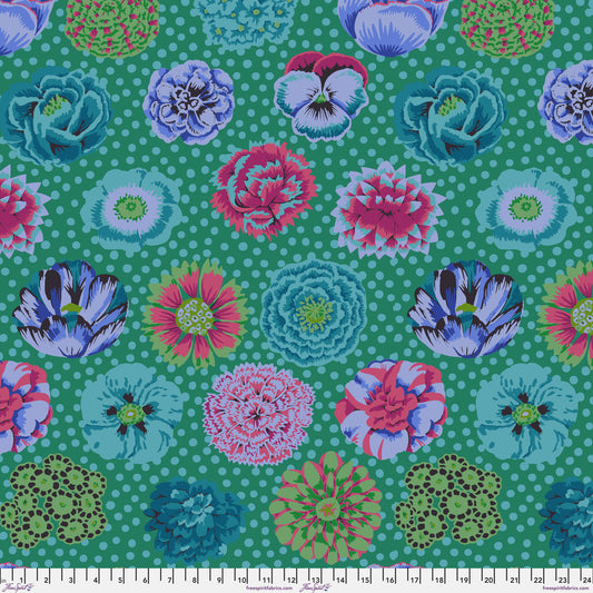 Big Blooms EMERALD Kaffe Fassett Collective Sold by the Half Yard