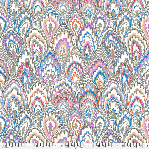 Marble Scallops GREY by Kaffe Fassett Collective Sold by the Half Yard