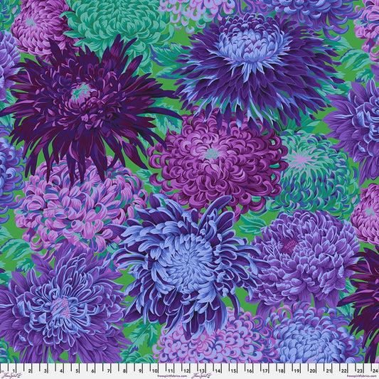 Japanese Chrysanthemum PURPLE Philip Jacobs for Kaffe Fassett Collective