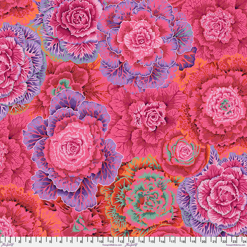 Brassica Red Philip Jacobs Kaffe Fassett Collective Sold by the Half Yard