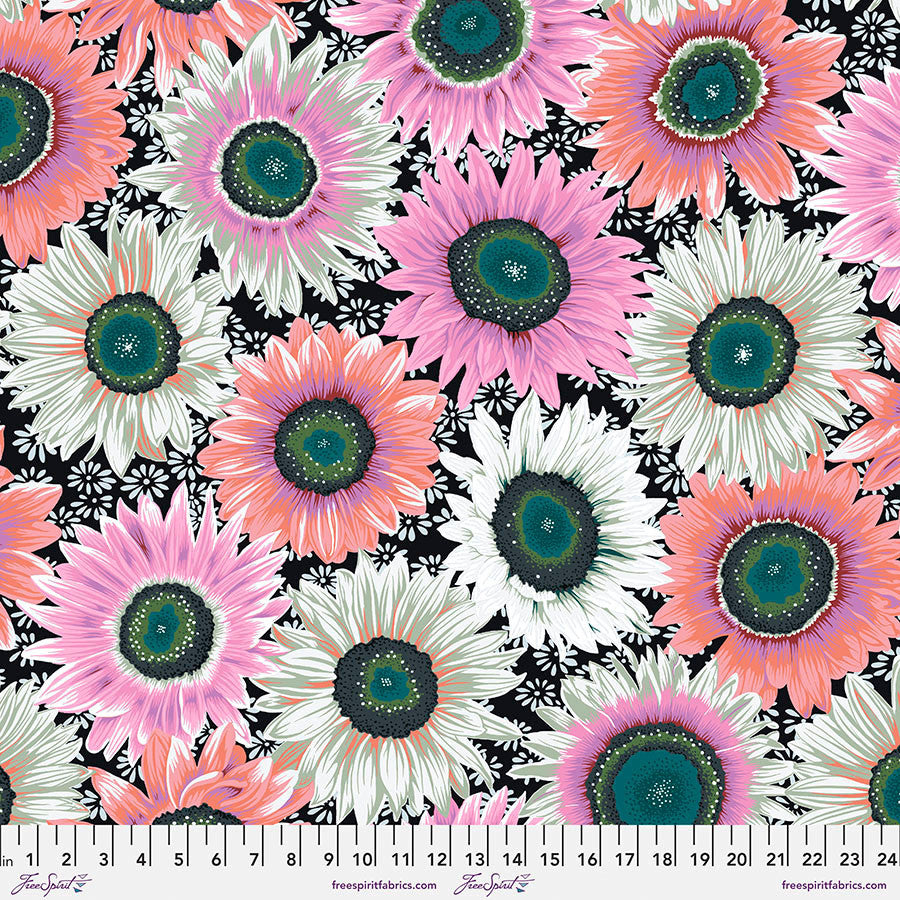 Van Gogh BLACK Philip Jacobs for Kaffe Fassett Collective Sold by the Half Yard