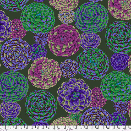 Japonica DARK Philip Jacobs Kaffe Fassett Collective Sold by the Half Yard