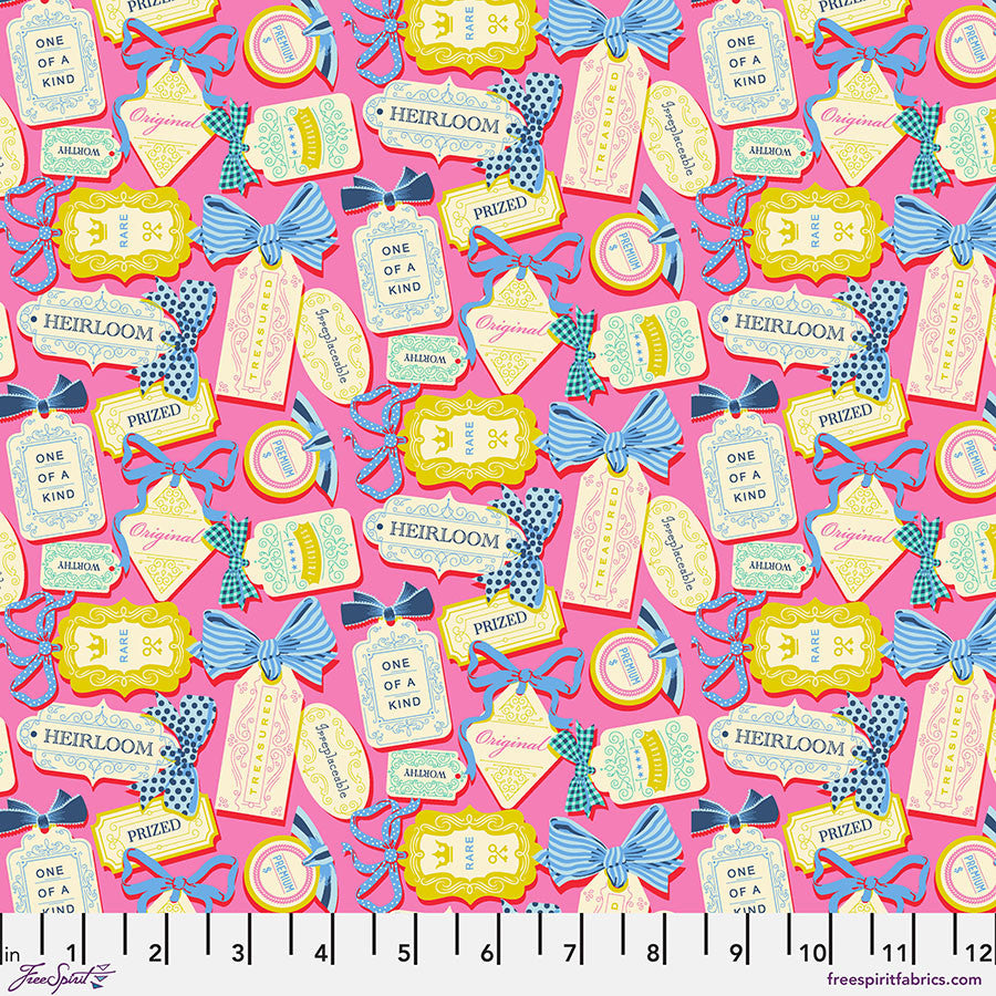 Market Days PRICELESS Rose by Stacy Peterson for Free Spirit Fabrics Sold by the Half Yard