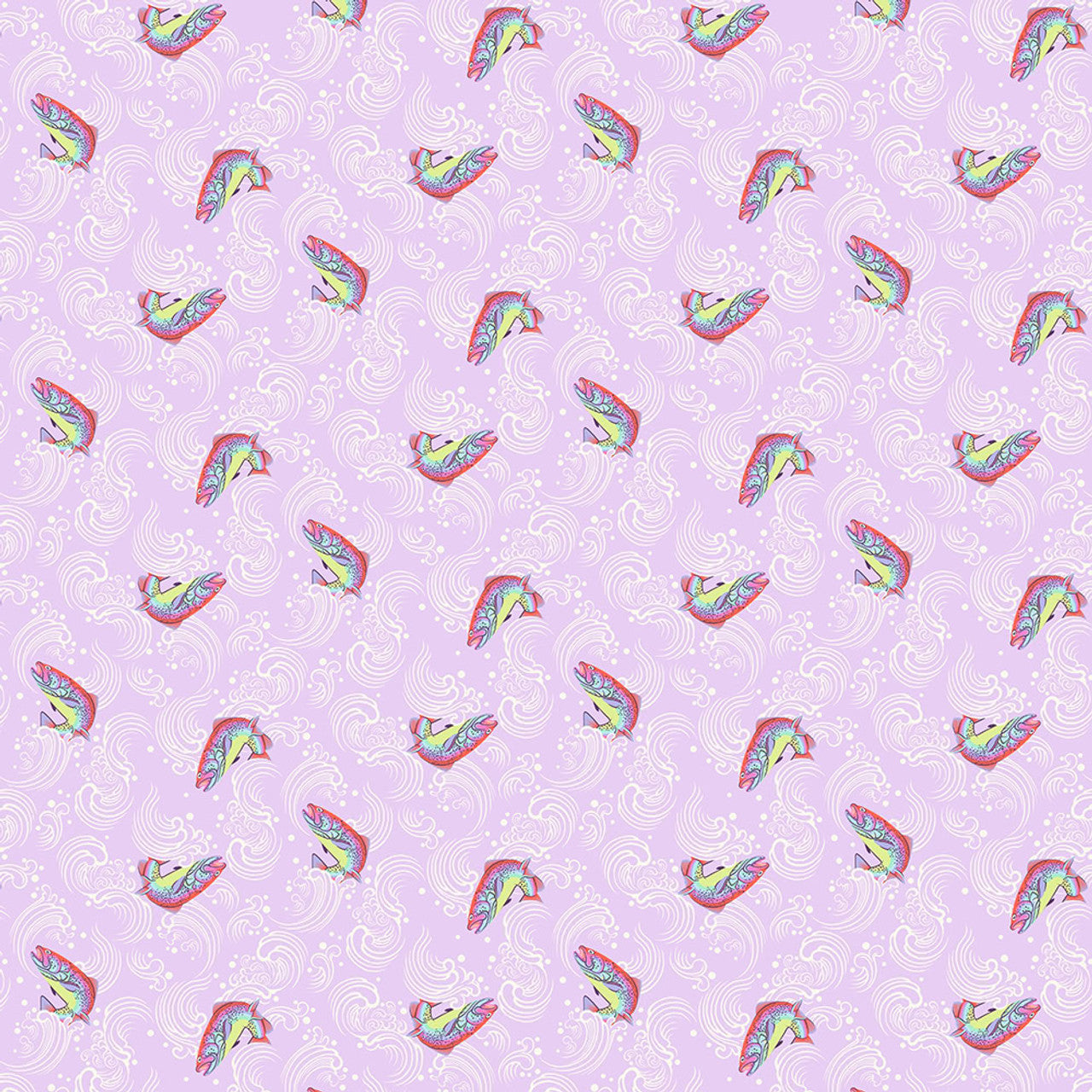 FreeSpirit Fabrics Full Moon Forest II Tula Pink Sofishticated BLOSSOM Purple