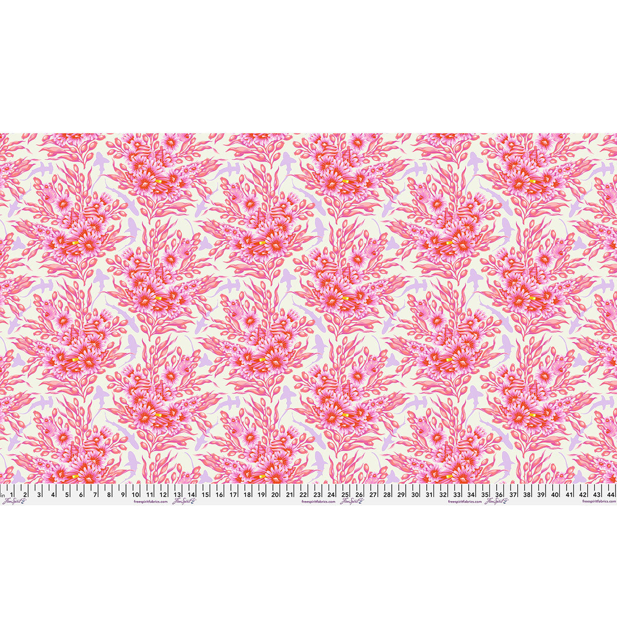 Shadow Sharks DELPHINE Floral Reef by Tula Pink Sold by the Half Yard