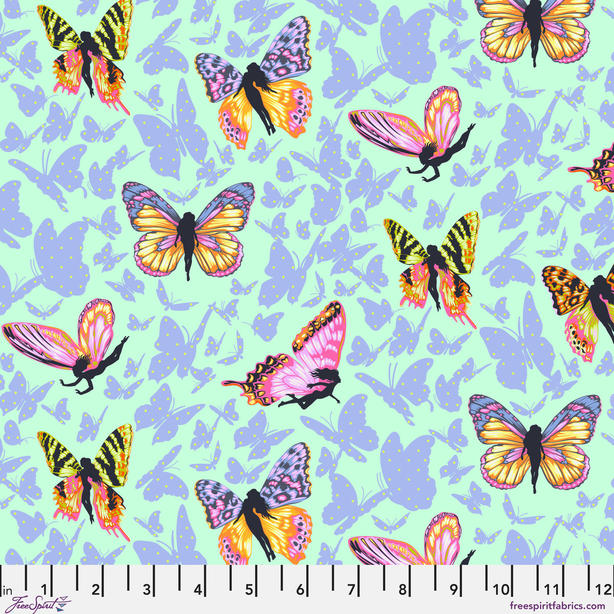 PWTP283.STARDUST Tula Pink Fairy Godmother Stardust Legendary Free Spirit Cotton Fabric