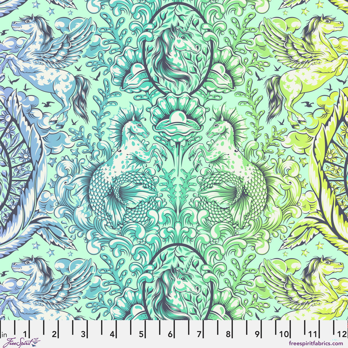 PWTP284.STARDUST Tula Pink Pony Tales Stardust Legendary Free Spirit Cotton Fabric