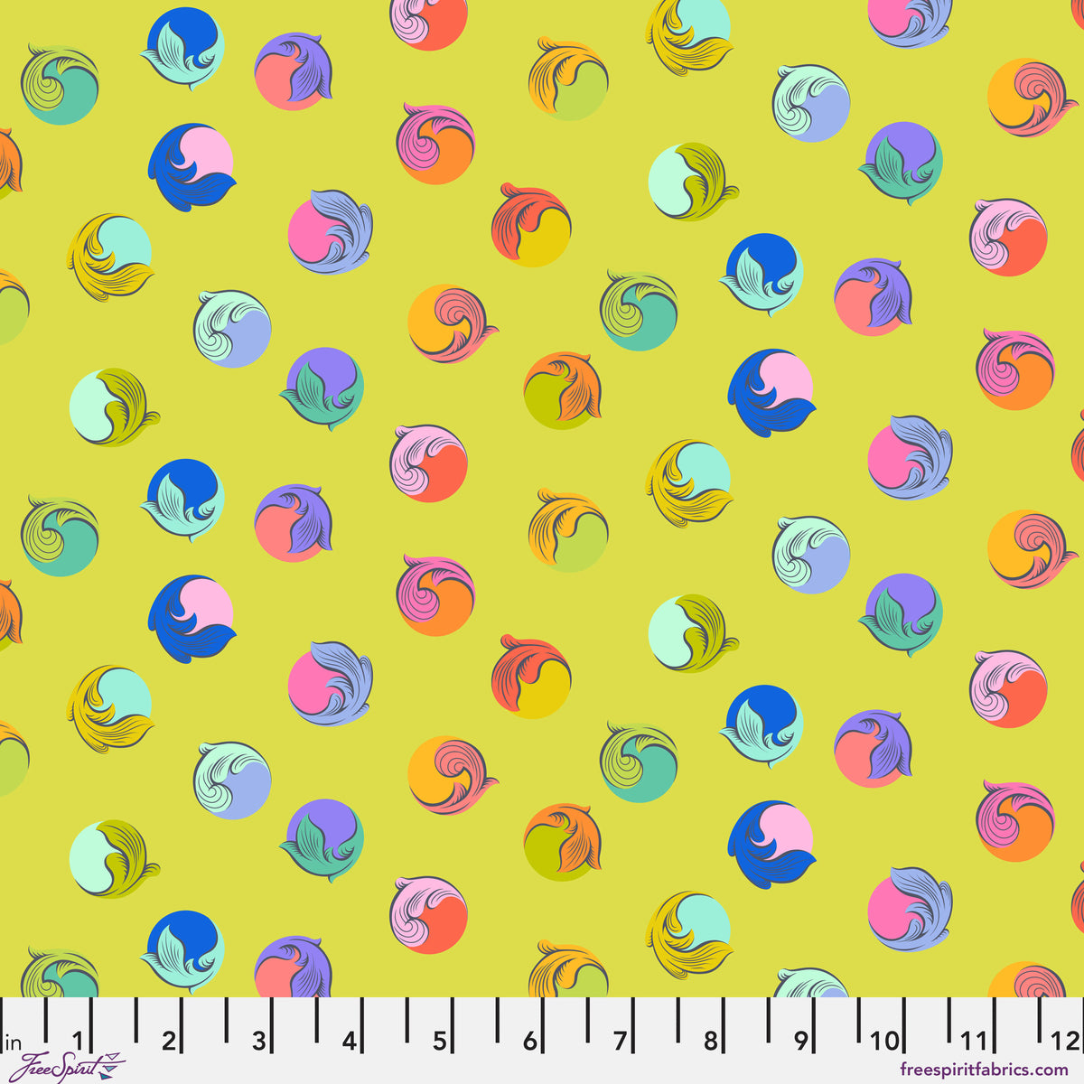 PWTP286.APPLE Tula Pink Gumdrop Apple Legendary Free Spirit Cotton Fabric