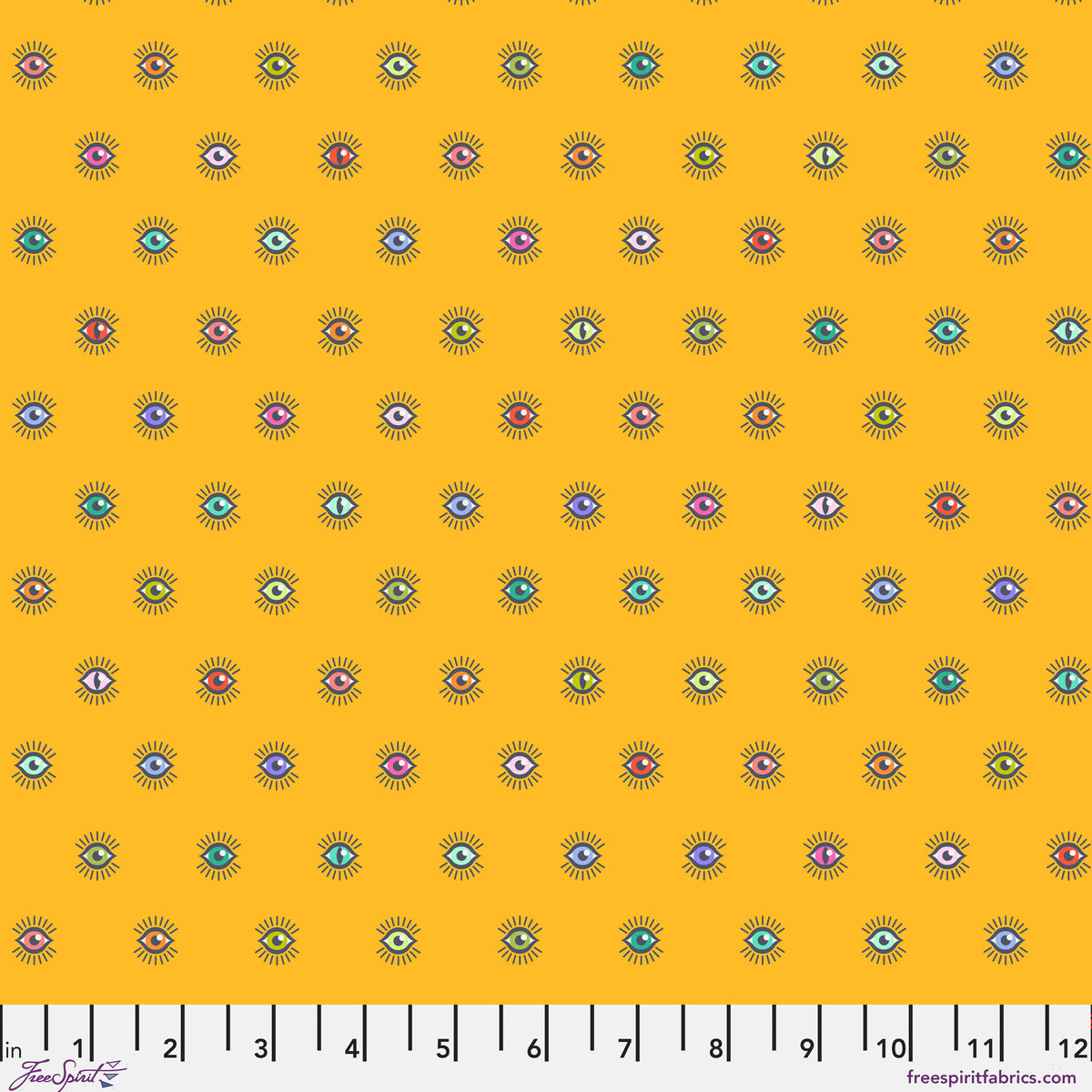 PWTP287.DANDELION Tula Pink Visionary Dandelion Legendary Free Spirit Cotton Fabric