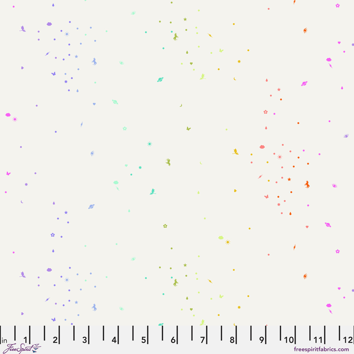 PWTP290.PEARL Tula Pink Iconic Pearl Legendary Free Spirit Cotton Fabric