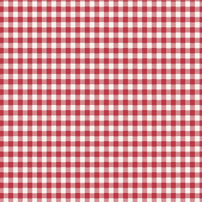 TIL150018 Tilda Wideback Woven Gingham Red Cotton Fabric