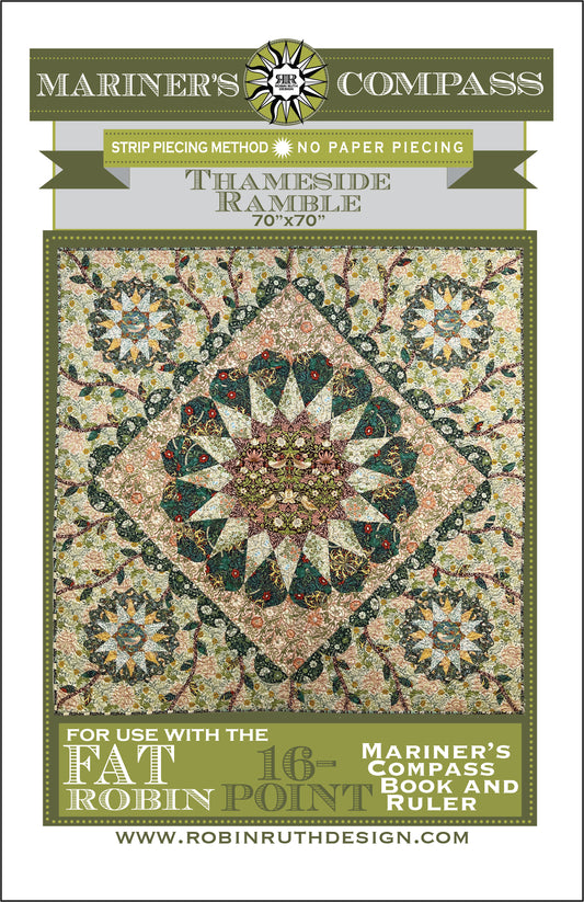 RR223 Thameside Ramble Fat Robin Quilt Pattern