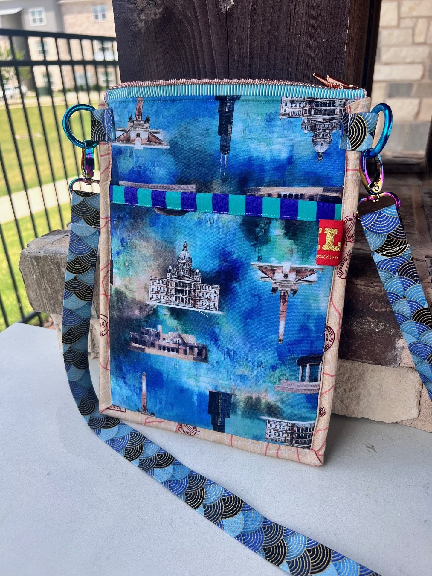 Lucky Bag Crossbody PDF Sewing Pattern Download by L. B. Morgan for the Lucky Lux