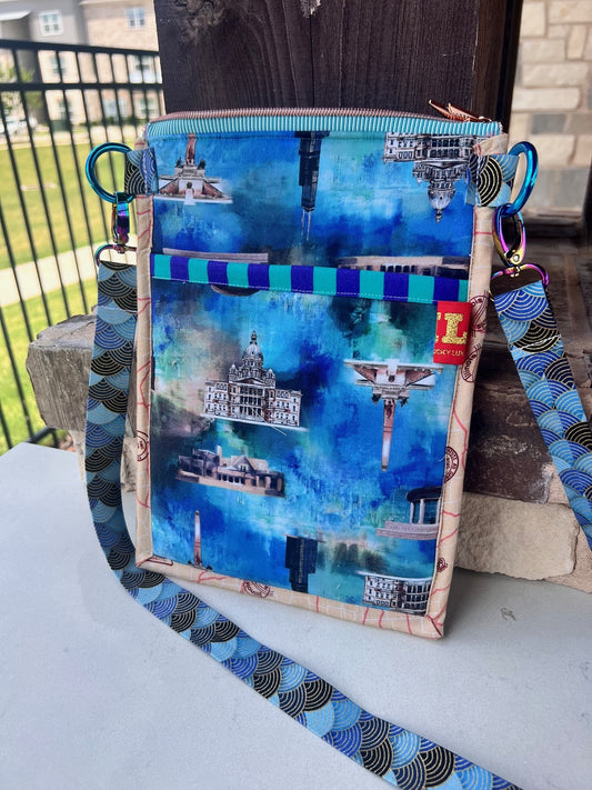 Lucky Bag Crossbody PDF Sewing Pattern Download by L. B. Morgan for the Lucky Lux