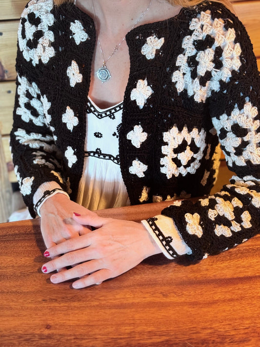 PDF Pattern The Crochet Granny Square Cardigan