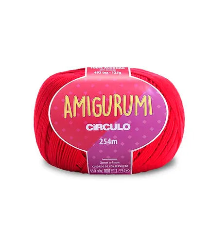 AMIGURUMI Yarn by Circulo Carmine Red (3528)