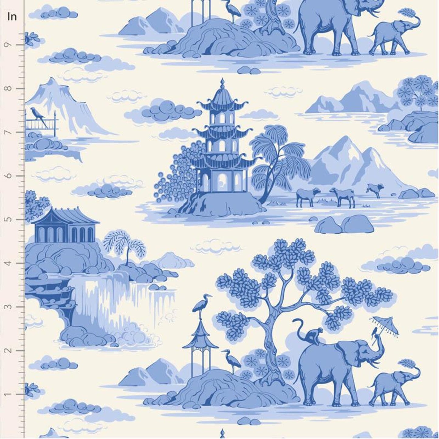 Cottonview Cream TIL100670 - Something Blue Collection - Tilda Fabrics - 100% Cotton