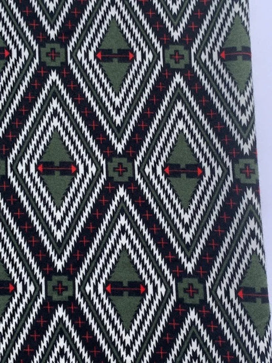 Family Tree Blue Spruce Flannel Holiday Homies by Tula Pink Fabric