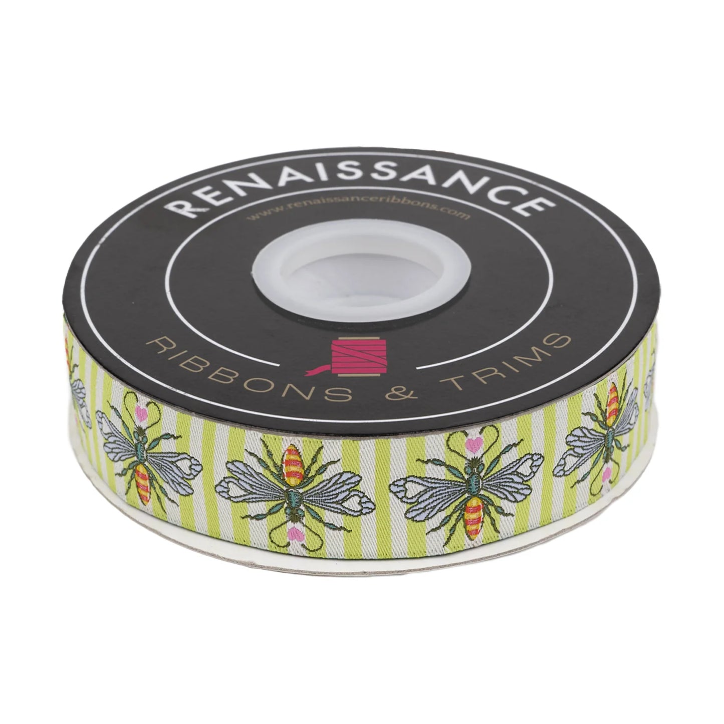 Shake Your Honey Maker ENCHANTED - 1" WIDTH - BY TULA PINK Ribbon by the yard Renaissance Ribbons (Copy)